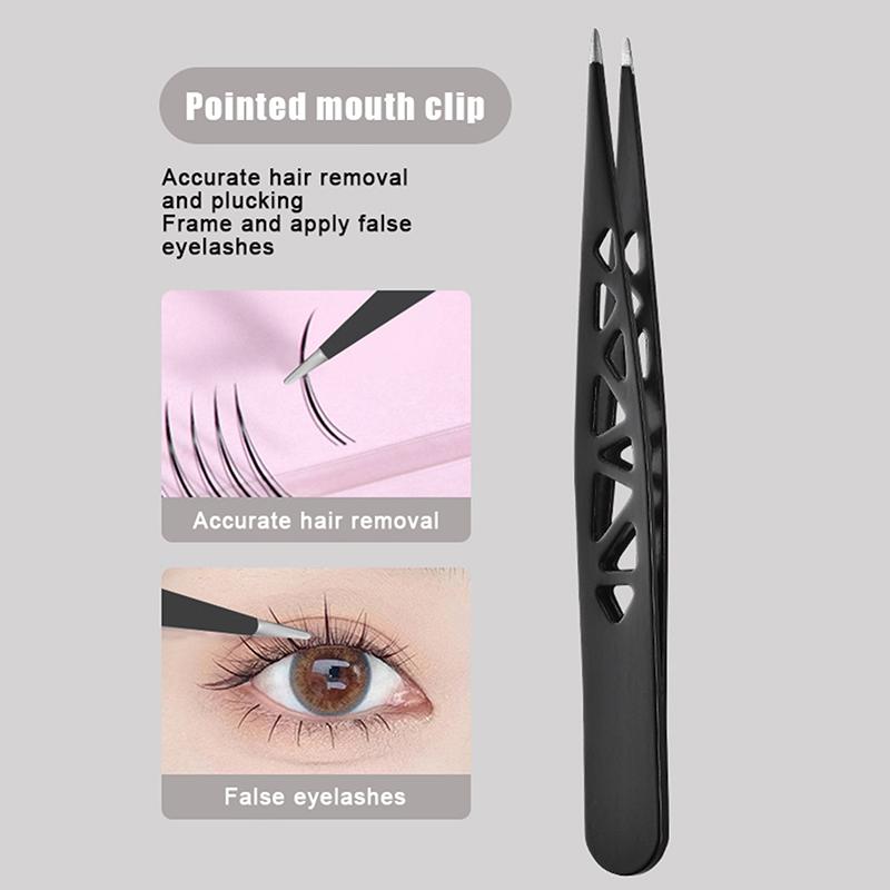 4Pcs Professional Tweezers Set - Perfect For Eyebrow Hair Removal, Splinter & Ingrown Hair Removal & For Men & Women