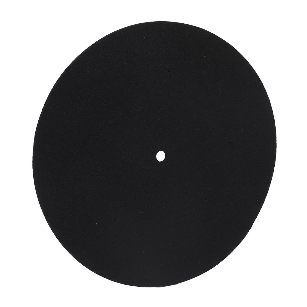 Plattenspieler Slipmat Wollmatte Vibrationsreduzierung Rutschfestigkeit Klangverbesserung Schallplatten-Plattentellerauflage Plattenspieler Wollpad