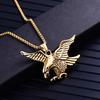 Titanium Steel Necklace, Titanium Steel Men's Eagle Wing Pendant, European and American Fashion Accessories