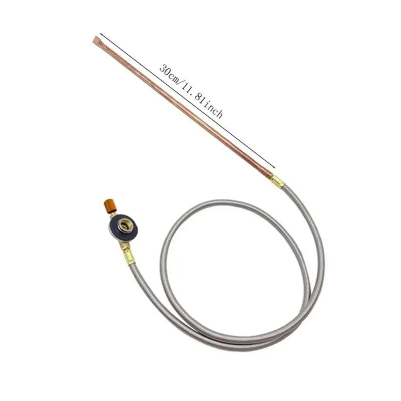 Outdoor Camping Handheld Torch - Portable Charcoal Igniter Fire Starter for Grills Wood Stoves Reusable Blowtorch for Barbecue