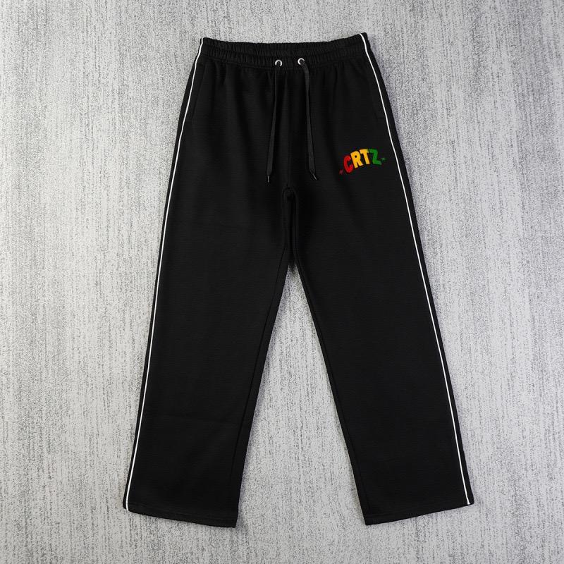 BeatStreet American Sweatpants Cotton Stripe Design Multi-color Drawstring Pants for Men and Women To Wear Hip-hop Street Casual Models.