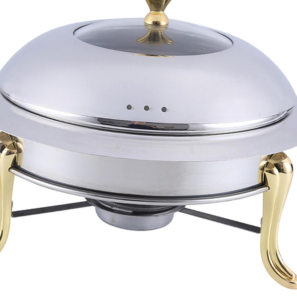 Catering Warmer Set Removable Anti Scald Stainless Steel Chafing Dish Buffet Set for Baking Commercial Hotel Backpacking Trips