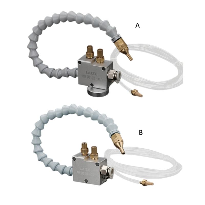 Nebelkühlschmierstoff-Sprühsystem mit Schläuchen für Luftleitung CNC-Drehmaschine Fräsbohrmaschine Anti-Rutsch-Kupfergelenk-Design