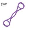 Portable Fitness Bands Figure 8 Resistance Band with Handle Anti-slip Men Women Chest Pilates Expander Elastic Strap Arm Back Shoulder Stretch
