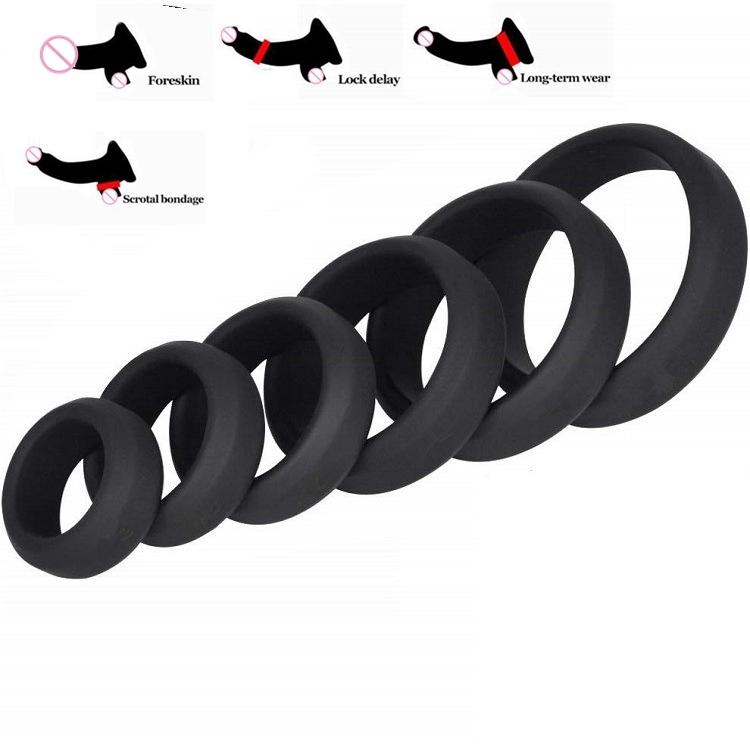 Sex Toys For Men Cock Ring Penis Enhance Erection Delay Ejaculation Cockring Foreskin Lock Semen Ring Sex Shop Intimate Goods
