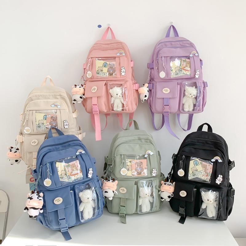 Stylish Large-Capacity Backpack for Junior High & High School Students