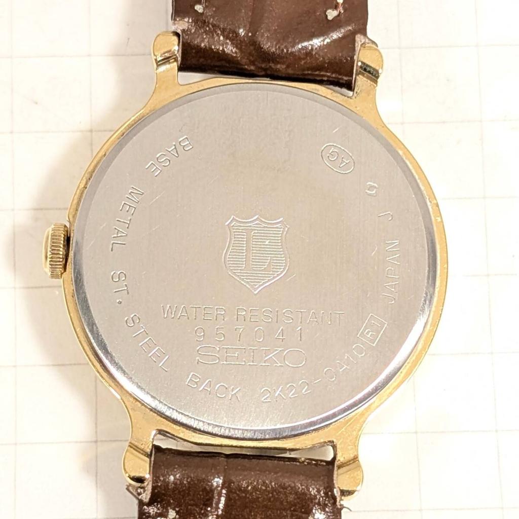 SEIKO THE LEAGUE Женские Часы с Малой Секундой, на Батарейке, с Ремешком, Рабочие, Замененные, Состояние, T-10