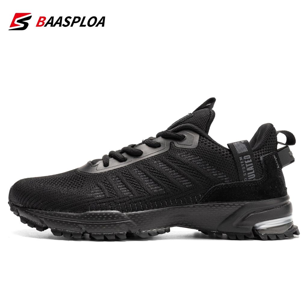 Baasploa Men Running Shoes Lightweight Sneakers Designer Sneaker Male Mesh Breathable Tennis Shoes Non Slip New Sport Shoes