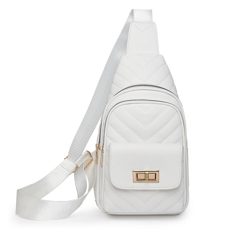 

Женская нагрудная сумка из мягкой кожи большой вместимости, многослойная сумка через плечо, однотонная сумка через плечо для мобильного телефона зелёный