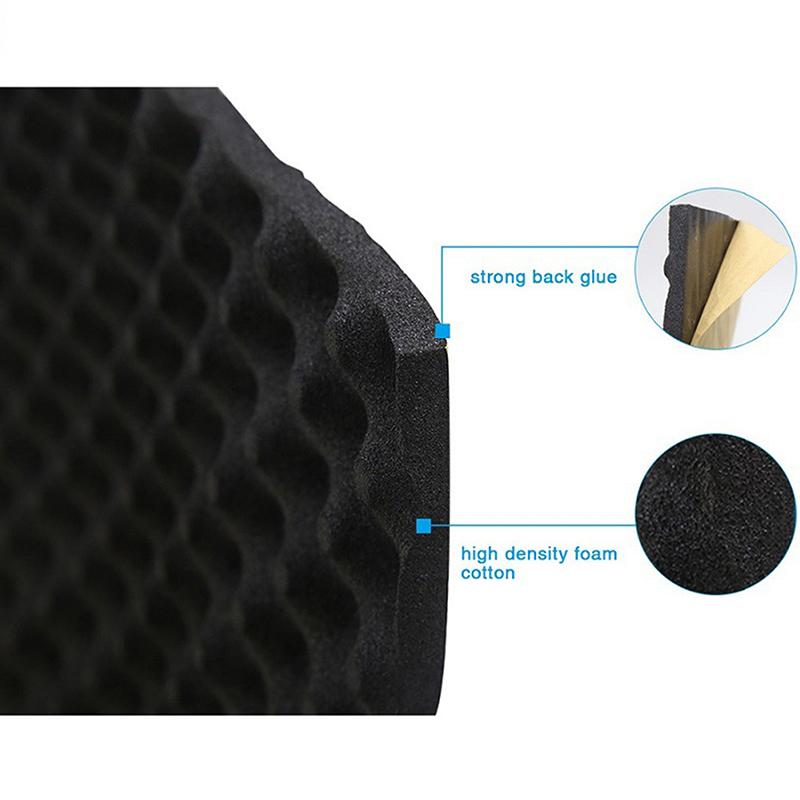 1Roll 20Mm Car Hood Engine Firewall Heat Mat Deadener Sound Noise Proof Insulation Deadening Soundproofing Foam 100X50Cm 80X50Cm