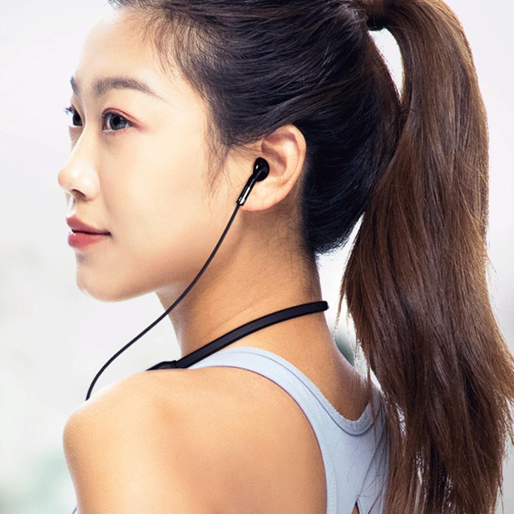 

Stereo Wireless Bluetooth Earphone Hanging Neck Bluetooth Headset Mobile Phone Universal чорний