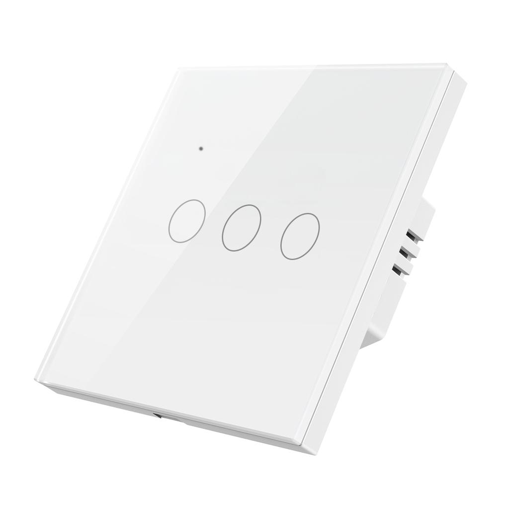 Bingoelec New Arrivals Neutral &Live Wire Alexa Tuya App Wifi Smart Touch Switch Wall Switch