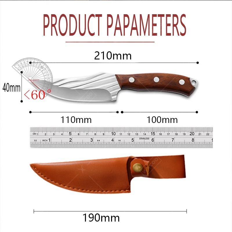 Stainless Steel Boning Cleaver Kitchen Chef Professional Multi-function Knives Sharp Household Fruit Knife Meat Fish Cutting