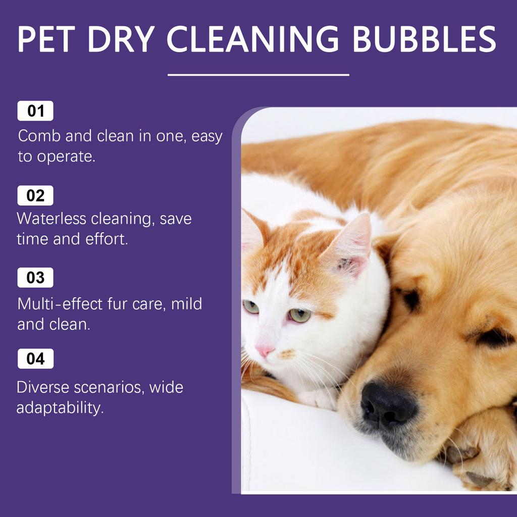 EELJOY Waterless Dog Shampoo with Brush, Cat & Dog Dry Shampoo, Deodorizing