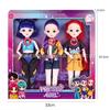 Large 12 Inch K-POP Demon Hunter Girl Group Doll Lumi Mira Zoe Figure with 3D Eyes Vinyl Collectible Gift