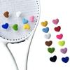 8Pcs Heart Flower Tennis Racket Shock Absorbers Silicone Vibration Dampeners Racket String Shock Absorbers Enduring