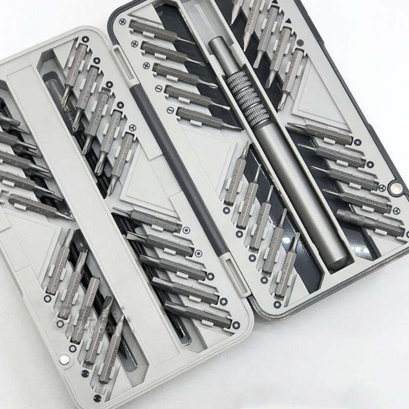 Multifunctional 66 Piece Screwdriver Kit with Magnetic Design and Carrying Case for Easy Screw Handling Repair Tools