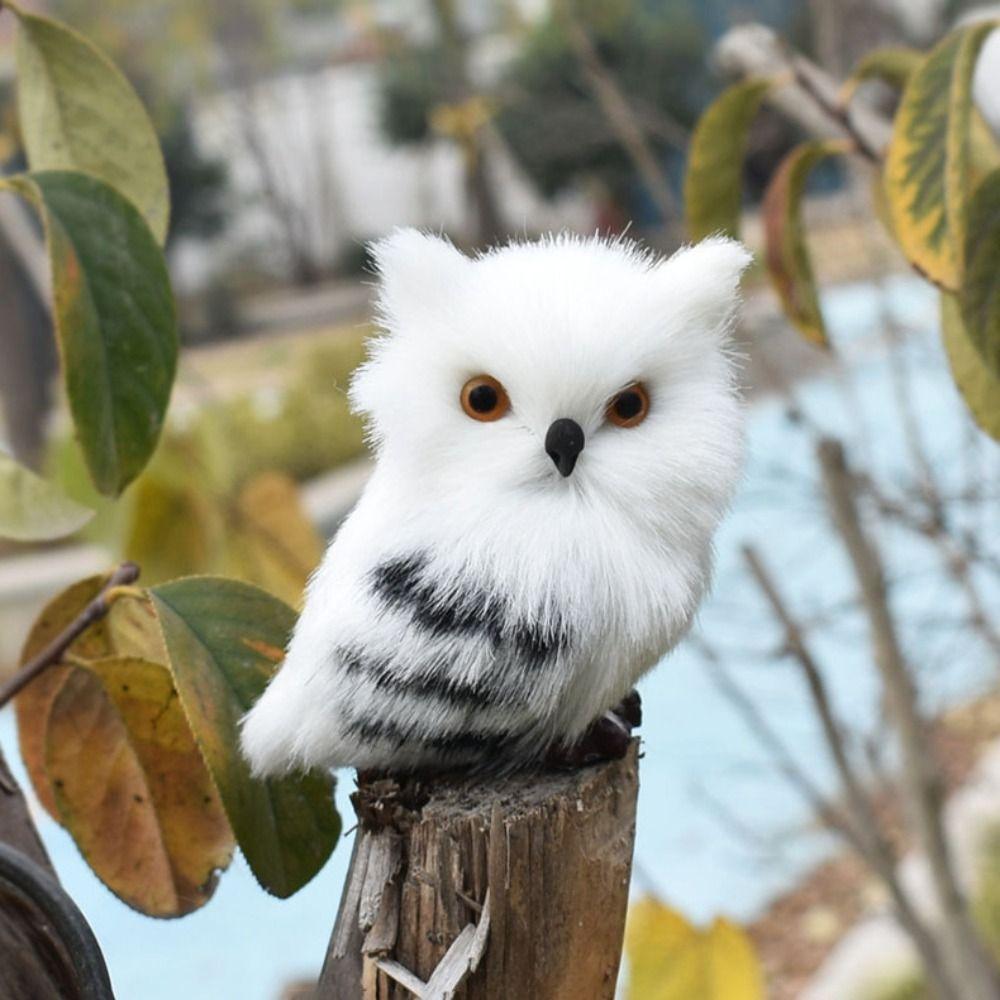 Simulation Fur Simulation Owl Bunny Animal Models Cute Christmas Tree Hanging  Christmas Gifts