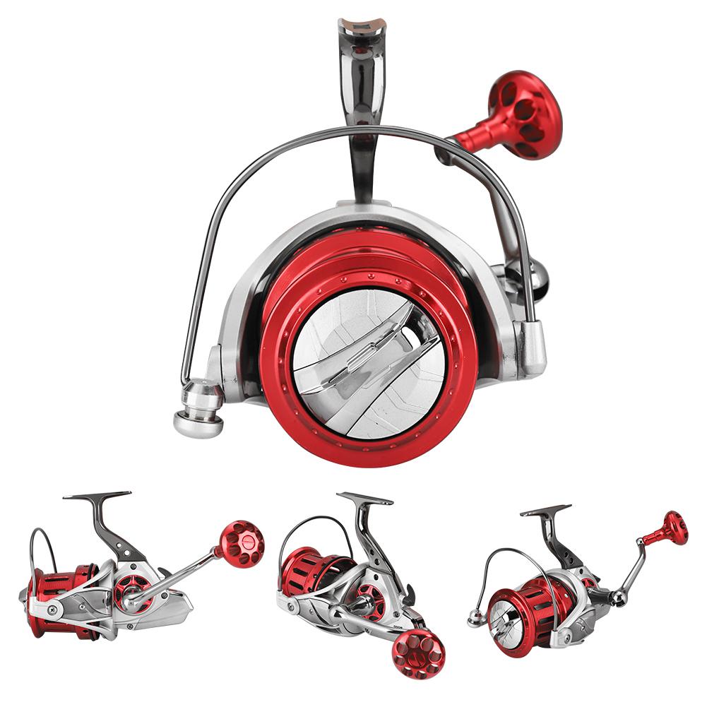 Large Metal Light Line Cup Sea Pole Spinning Reel Wheel with 18 Shaft Folded HandleTS8000