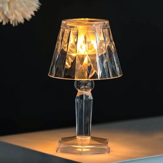 Creative Crystal LED Table Lamp Mini Night Light Bedroom Dorm Bedside Atmosphere Light Desktop Decorative Ornament