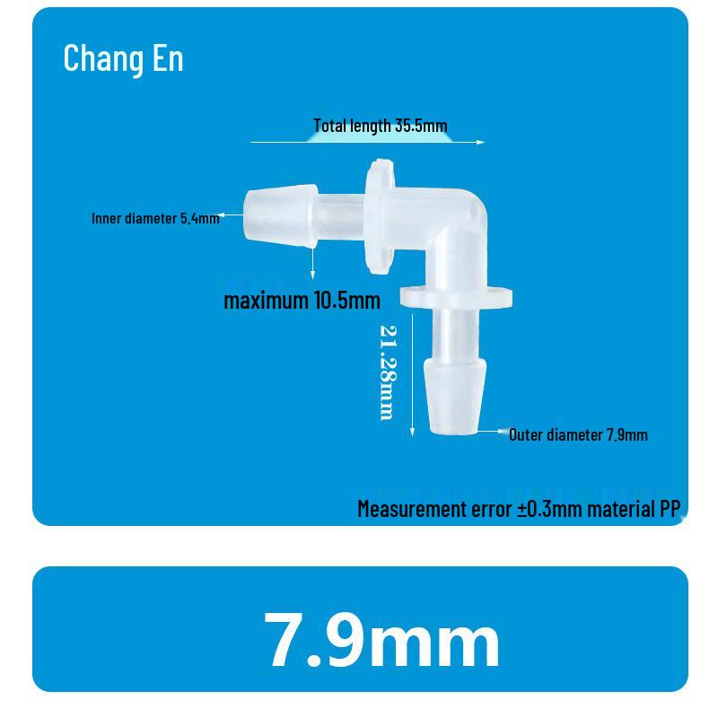 Plastic 90° Hose Connector Elbow Barb