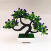 Künstliche Blumen-Baum-Pflanze im Topf, Bonsai-Garten-Party-Desktop-Möbel-Dekor