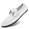 Small Leather Shoes Spring and Autumn Leather Shoes Low-top Lazy Shoes Doudou Shoes