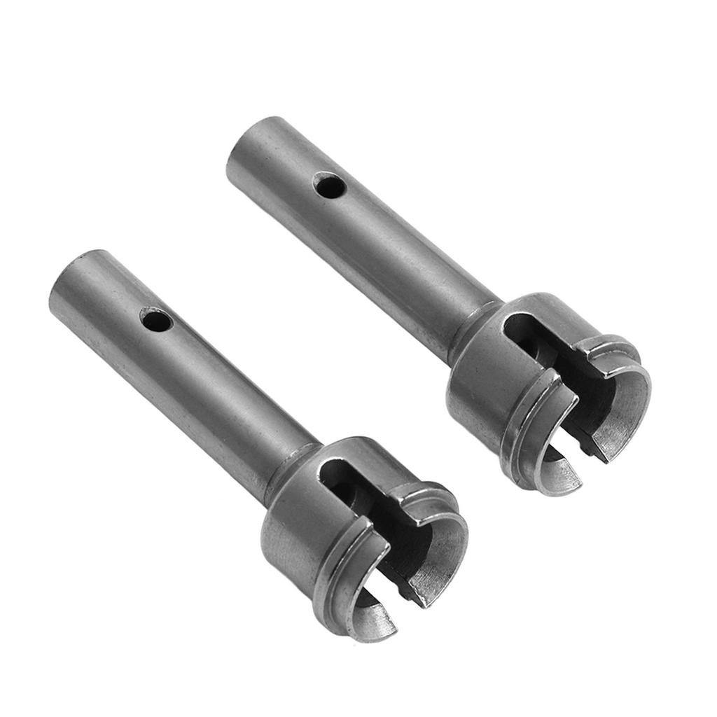 1 Pair Steel RC Rear Wheel Axle RC Car Replacement Accessories for ARRMA 6S 17 Models Silver