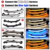 For VW Golf 7 MK7 7.5 GTI R Sportsvan Touran L II LED Dynamic Turn Signal Light Flasher Flowing Water Blinker Flashing Light