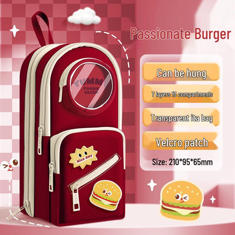 2026 Trendy Large Capacity Multifunctional Pencil Case for Girls and Students