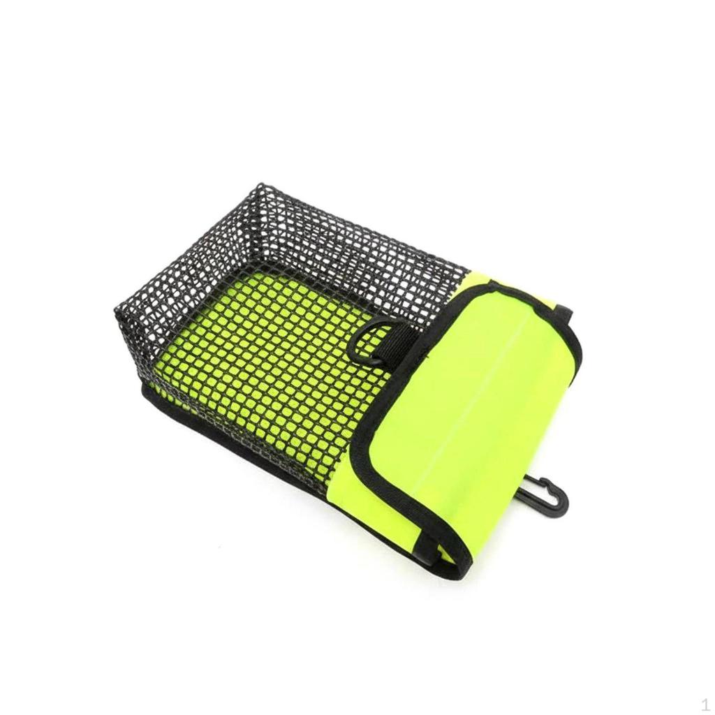 SMB Storage Bag Firm Fastening Pocket QuickDehydrating Scuba Diving Mesh Pouch for