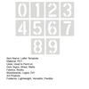 Letter Stencils And Numbers PET Reusable Templates for DIY Art Crafts 26 Letters 10 Numbers Comprehensive Stencil Set for Wood Signage Cake Decorating