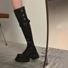 Autumn Women Boots New Fashion Simple Long Tube Boot Thick Soled High-end Luxury Women Shoe Versatile Retro Over The Knee Boots