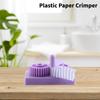 Fiskar Crimper E11Quilling Crimper, Plastic Paper Quilling Crimper Machine Crimping Paper Craft Quilled Art Tool Handmade Decoration