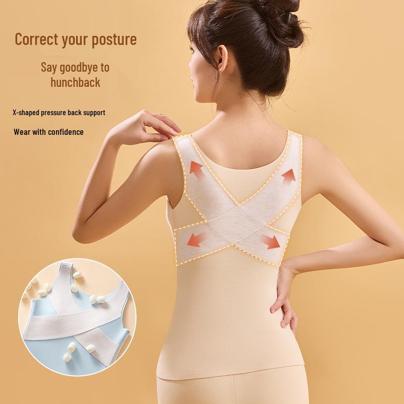 New Style Cashmere Silk Warm Underwear Set with Chest Pad for Middle School Girls: Autumn/Winter
