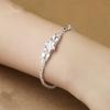 Lindon Zircon Bracelet Jewelry Geometric Bead Chain Link Bracelets Fashion Fine Wedding Gift for Girlfriend Women