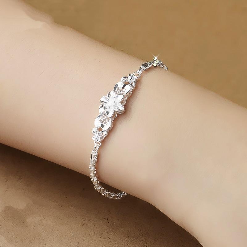 Lindon Zircon Bracelet Jewelry Geometric Bead Chain Link Bracelets Fashion Fine Wedding Gift for Girlfriend Women