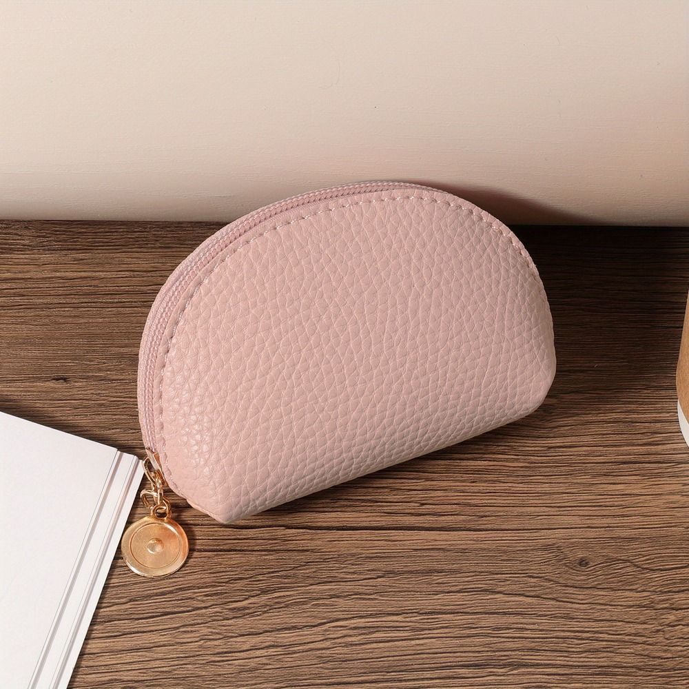 Portable Card Storage Pouch PU Leather Women's Wallet Casual Coin Storage Bag  Women Men