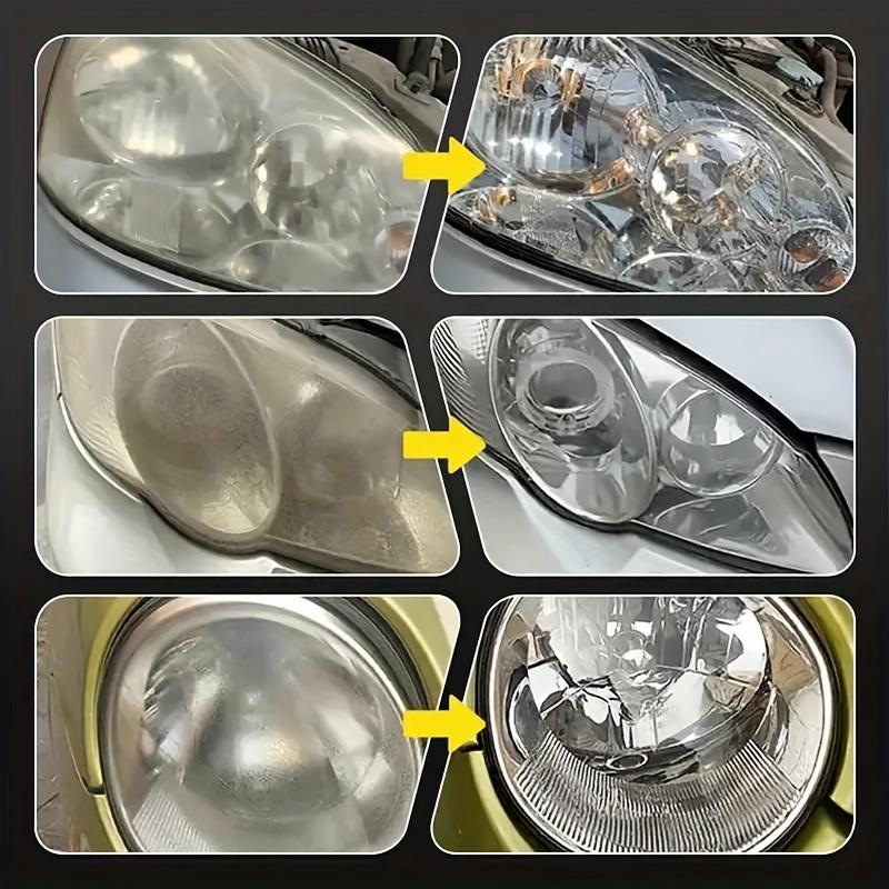 Sada na leštění a renovaci světlometů - Odstraňovač škrábanců a čistič oxidace Opravná pasta na sestavu světlometu