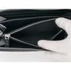 Used Prada Long Wallet, Round Zipper, Saffiano Leather, Black, with Box, Beautiful Condition