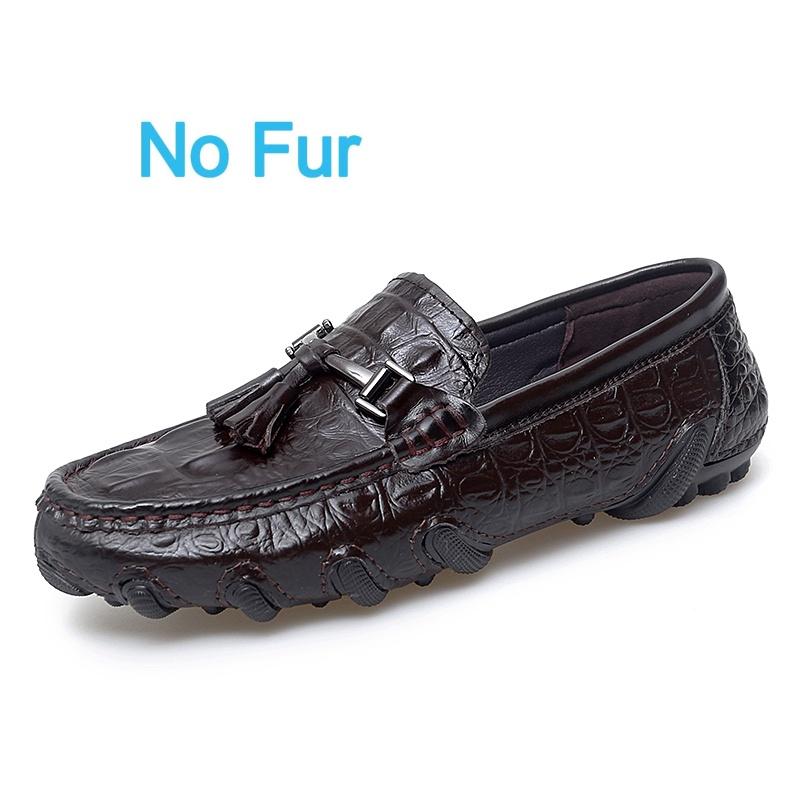 Fashion Luxury Fashion Italian Black Genuine Leather Loafers Handmade Soft Bottom Casual Leather Dress Shoe Slip On Outdoor Walking Shoe