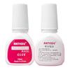 15ml Wearable Nail Glue with Brush, Pink Nail Jewelry Special Glue, Light-free Nail Art Glue
