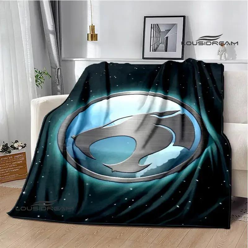 Thundercats Cartoon-Druckdecke, warme Decke für Kinder, T-Flansch-Decke, Heimreisedecke, Bettauskleidung, Geburtstagsgeschenk