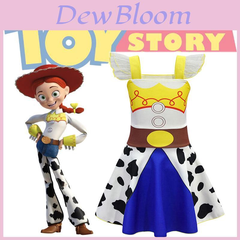 Auf Lager Kinderkleid Toy Story 4 Cosplay-Kleid Für Kleinkinder Ärmellos Ballettkleid Importiert 80149