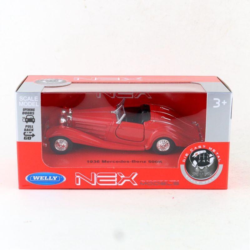 Car Model Ldtimer Alloy Mercedes Benz 500k Toy With Opening Doors For Play Kid