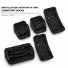 AT MT Stainless Steel Car Interior Gas Fuel Pedal Brake Pedals Cover for Ford Focus 2 3 4 MK2 MK3 MK4 2005 - 2017 Accessories