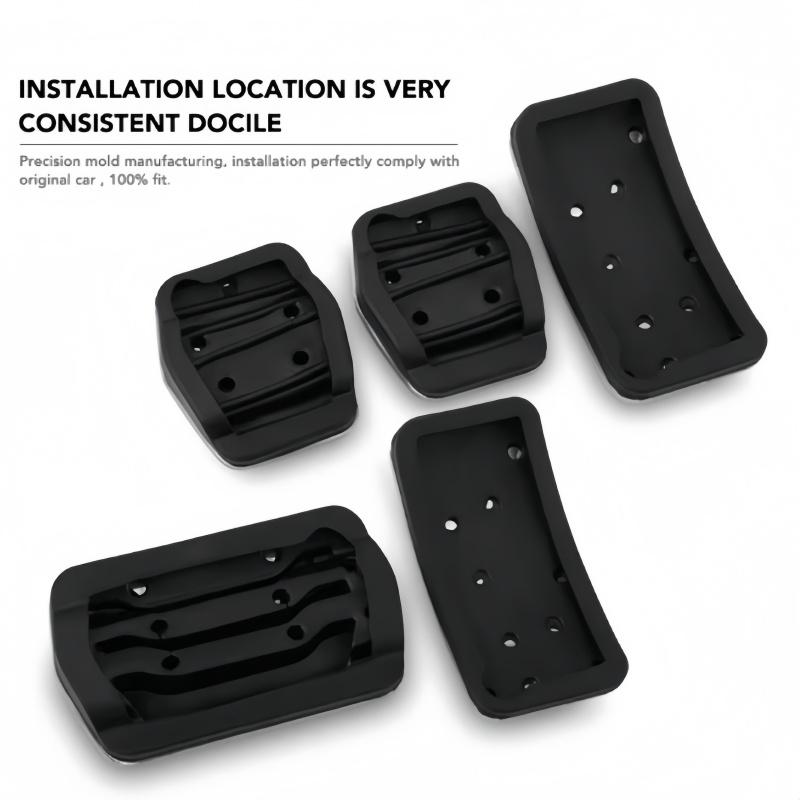 AT MT Stainless Steel Car Interior Gas Fuel Pedal Brake Pedals Cover for Ford Focus 2 3 4 MK2 MK3 MK4 2005 - 2017 Accessories