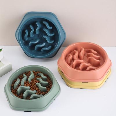 Non-Slip Slow Feeder Bowl for Small & Medium Dogs and Cats