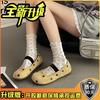 2025 new summer shallow mouth Mary Jane single shoes fairy spring fairy style ballet shoes polka dot flat beanie shoes
