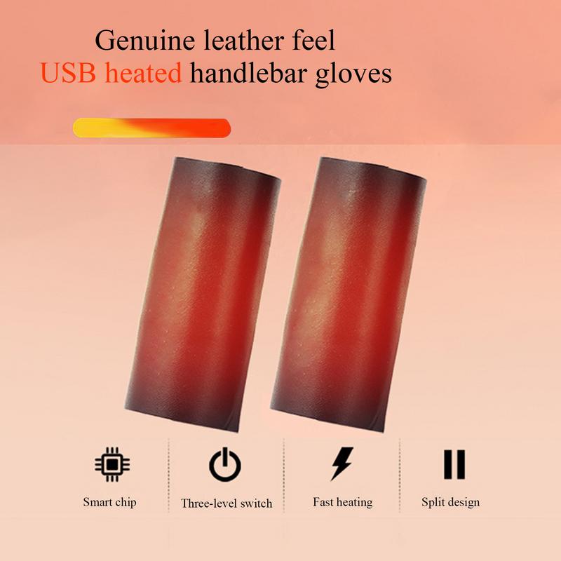 USB vyhřívané rukojeti pro motocykly Vodotěsné elektrické vyhřívané kryty rukojetí 3-rychlostní nastavitelné rukojeti na řídítka Příslušenství pro motocykly